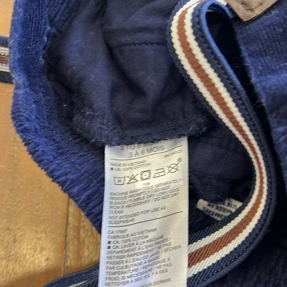 Janie and jack corduroy Suspender and button down set - Picture 5 of 10